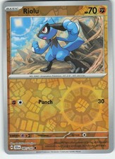 Riolu 081/142 Reverse Holo Common Stellar Crown Pokemon NM