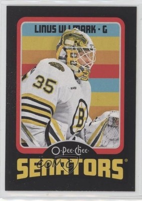 2024-25 O-Pee-Chee Retro Black Border 55/100 Linus Ullmark #403 2d8