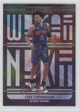 2021-22 Panini NBA Hoops We Got Next Holo Cade Cunningham #1 h3a
