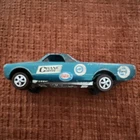 Redline Hot Wheels 1967 USA Custom Fleetside Aqua color Redlines