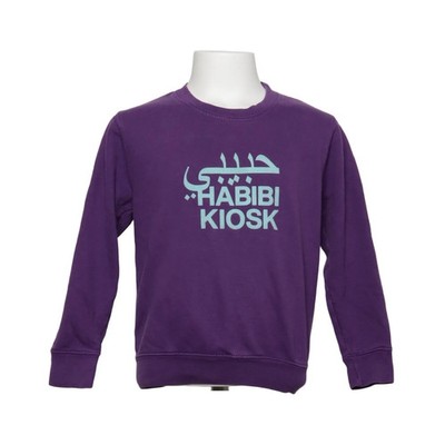 AWDis, Sweatshirt, Größe: 110, Lila, Baumwolle/Polyester, Print #Zi3