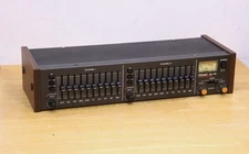Vintage TEAC GE-20 2ch 10-Band Graphic Equalizer – Dual Mono EQ, Made in Japan