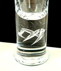 3 graduated 1970's Danish Holmegaard High Life Glasses - P Lutken - air twist — photo 6