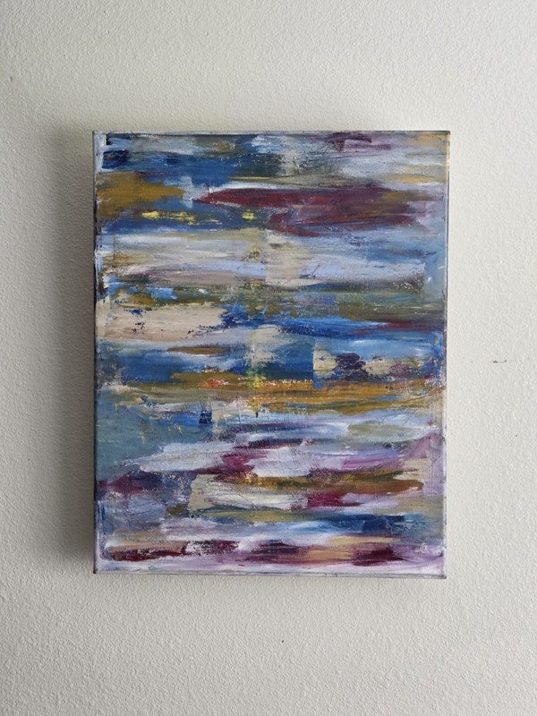 "Sunday" – Original Oil on Canvas by Walsh (Denver, CO)- Abstract Art