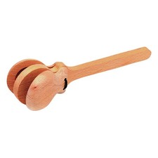 Nacchere in Legno con Manico . - 4097 GIODICART