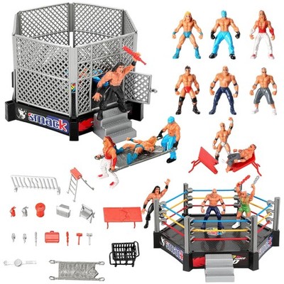 Exciting Wrestling Action Figures Playset for Boys & Girls