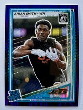 Arian Smith New York Jets Purple Shock Rated Rookie RC 2025 Panini Donruss Optic