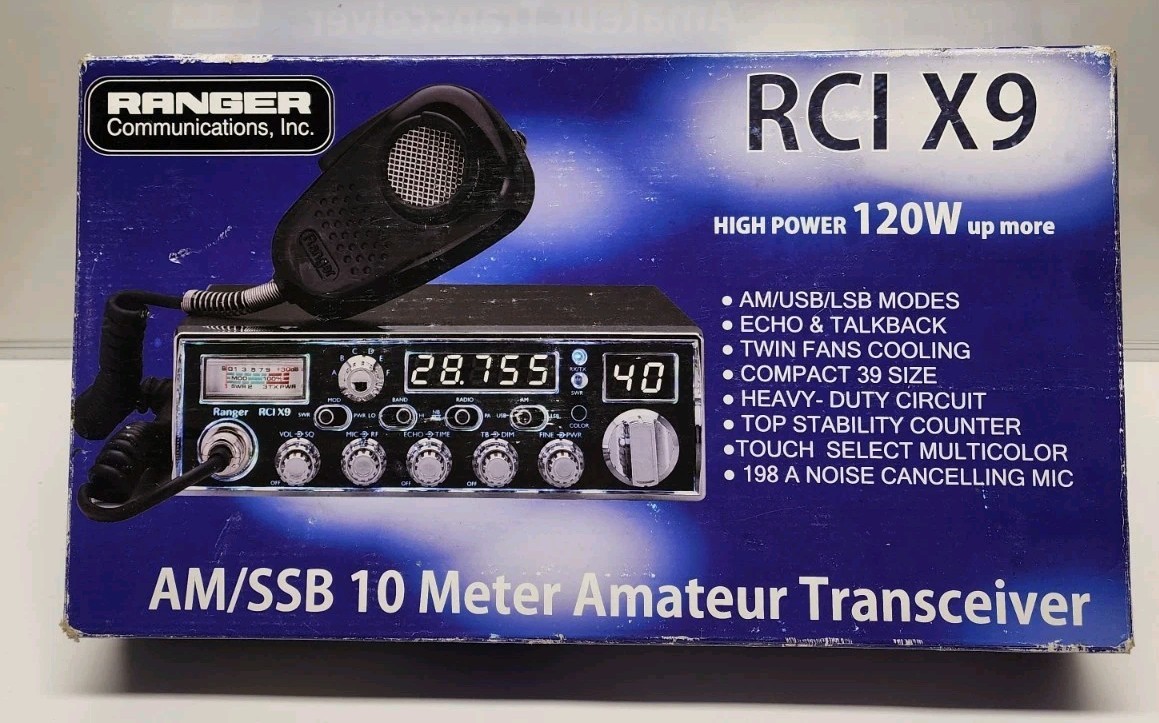 Ranger RCI-X9 120W AM/SSB 10 Meter Amateur Transceiver New In Box | eBay