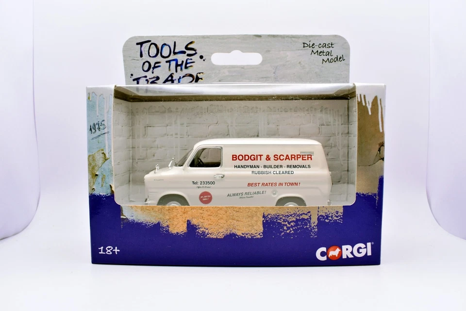 Modellino auto scala 1:43 furgone Ford transit corgi diecast modellismo statico - Immagine 2 di 2