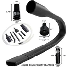 Dryer Vent Cleaning Flexible Crevice Tool & Detail Vacuum Hose Attachment Kit