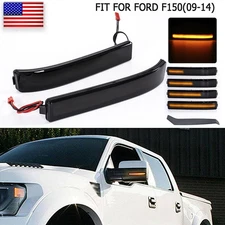 Sequential LED Side Mirror Turn Signal Lights for Ford F-150 F150 Raptor 09-14