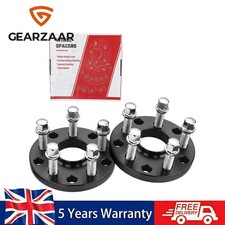 2x 15mm Black Hubcentric Wheel Spacers & Bolts 5x100 & 5x112 57.1 Fit VW Audi