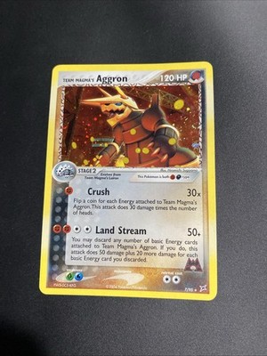 Team Magma's Aggron 7/95 Team Magma vs Team Aqua Holo
