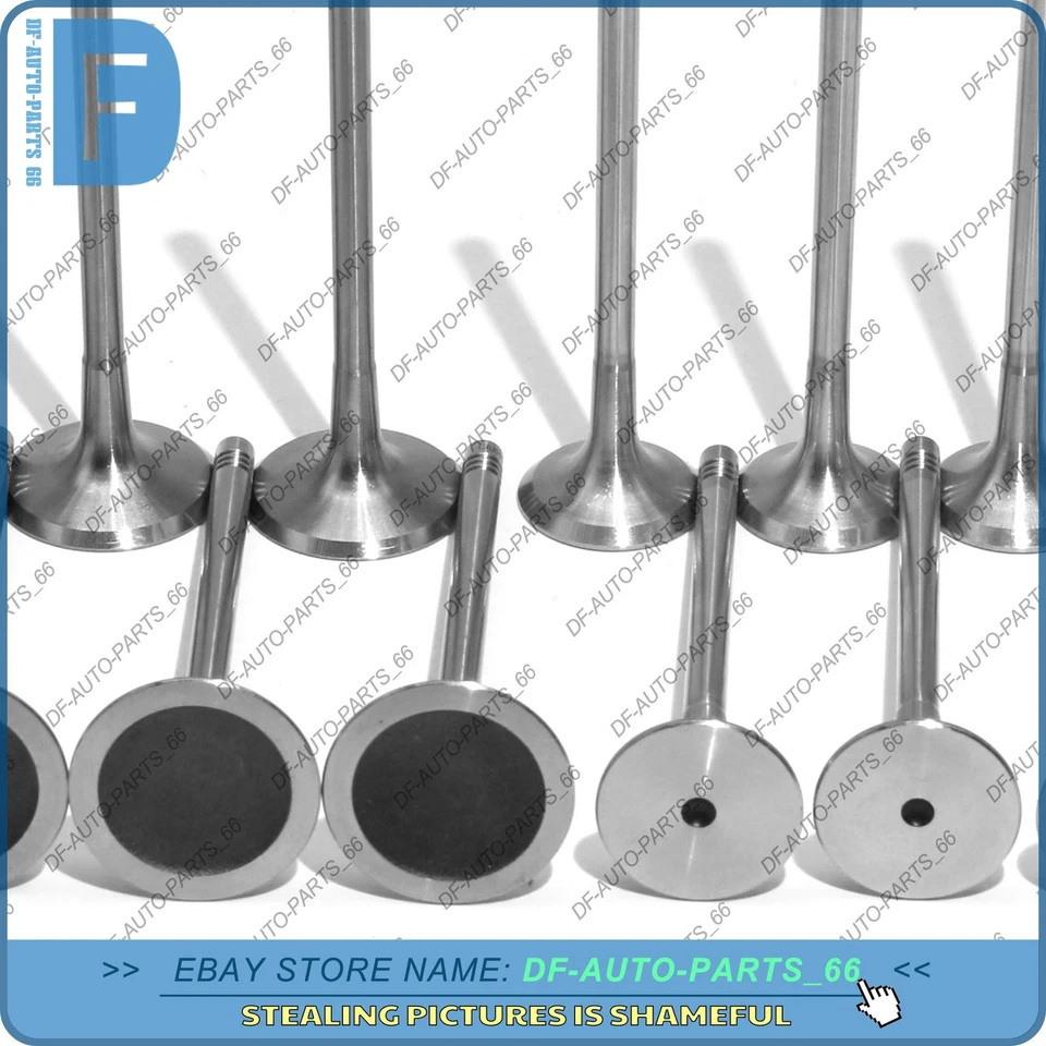 16x OEM Engine Intake Exhaust Valves For VW GTI GLI AUDI A3 A4 Q3 Q5 1.8T 2.0T Foto 4 de 4