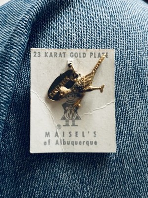 Maisel s Of Albuquerque 23k Gold Roadrunner Bird Charm Bracelet Charm NIB NWT