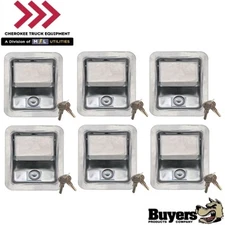 Buyers Products L3885RLS, Set of 6 Stainless Steel Rotary Paddle Latches