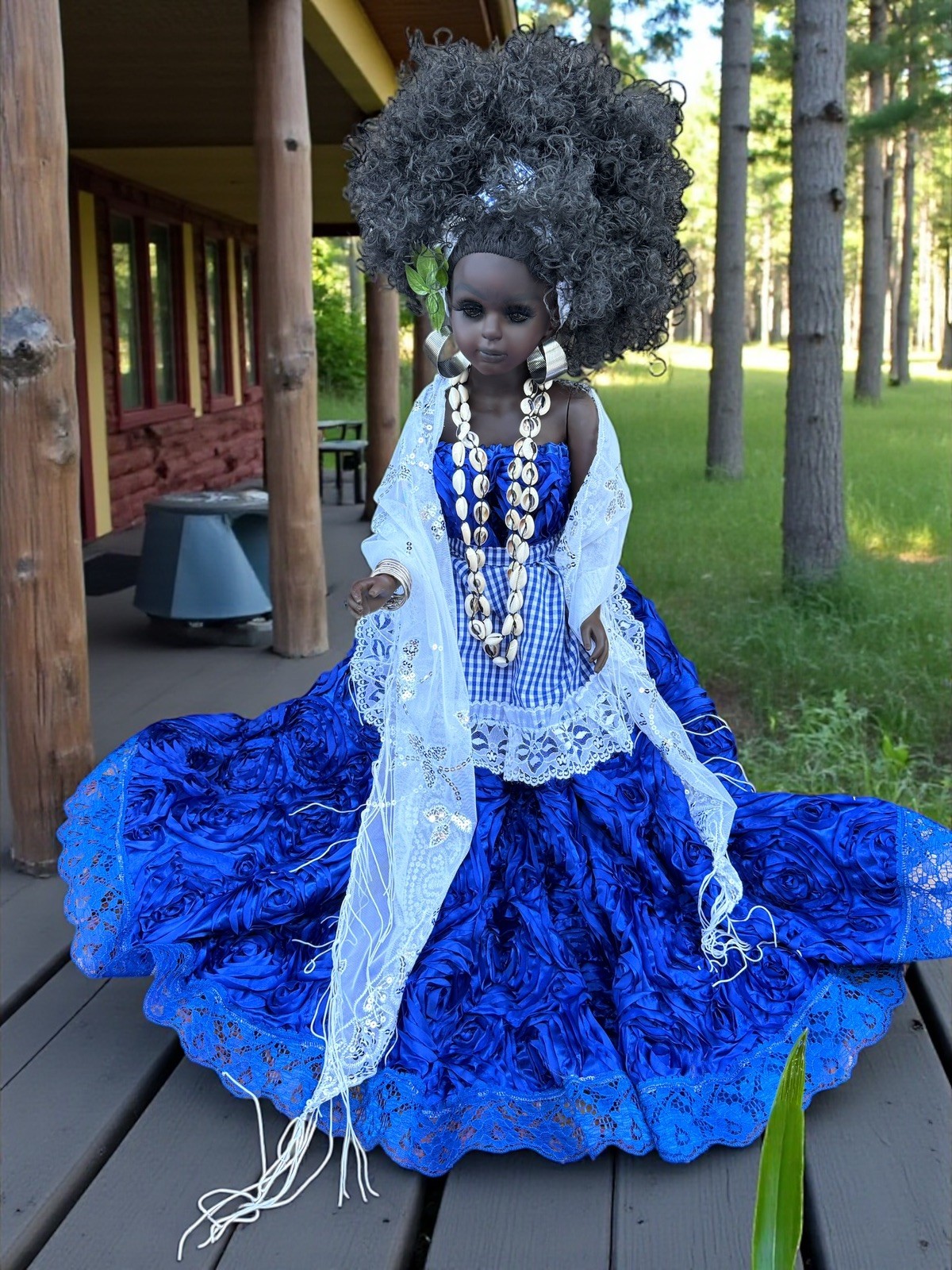 Yemaya Doll,Mu&ntilde;eca De Religion,Mam&aacute;,Francisca santeria,Yoruba,santero