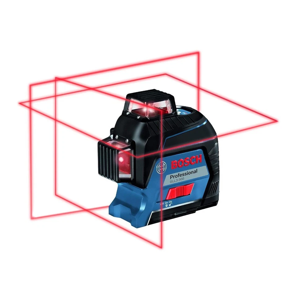 BOSCH GLL3-300 200 ft. Red 360-Degree Laser Self-Leveling Kit PRO Tool