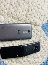 LG Verizon Flip Phone Black Silver  LG Bar Smartphone Black Silver Lot