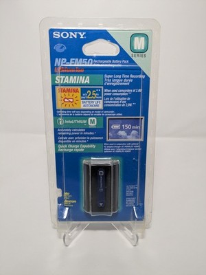 Sony NP-FM50 Lithium Ion Rechargeable Camcorder Battery Pack - Sealed