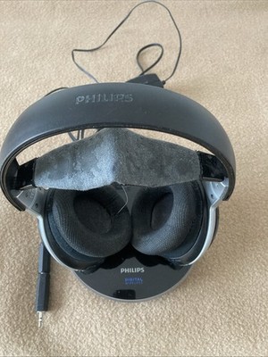 Voll Funktionsfähiger Funkkopfhörer Von Pillipps, Gebraucht Mit Batterien