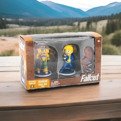 Fallout Excavator and Vault Boy (Gun) Mini Figure Set (Build-a-Figure Deathclaw)