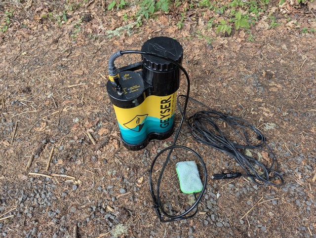 Geyser Systems Portable Shower Kit
