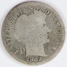 1902 S Barber Dime