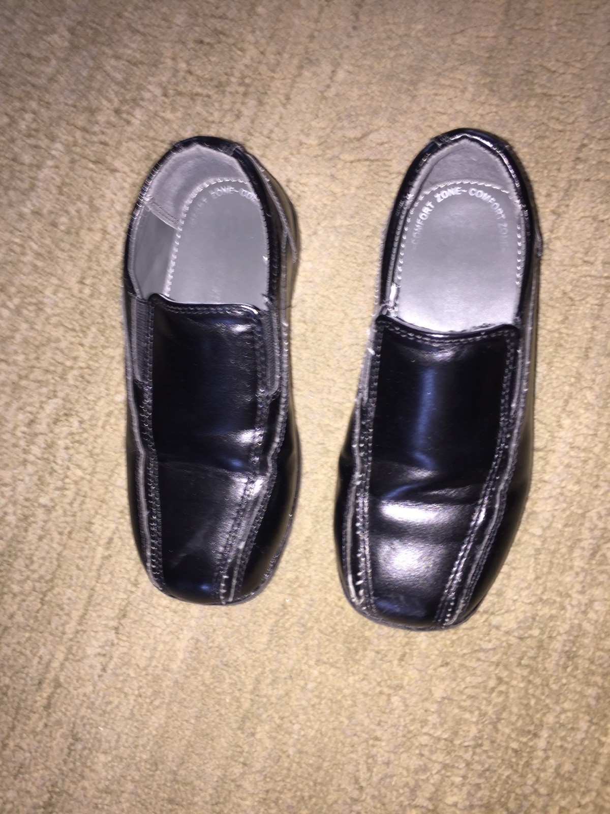 Cherokee Boy's SlipOn Black Dress Shoes Size 11 eBay