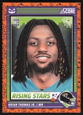 2024 Score-A-Treat #7 Brian Thomas Jr. A-Treat - Rising Stars Orange Pumpkin