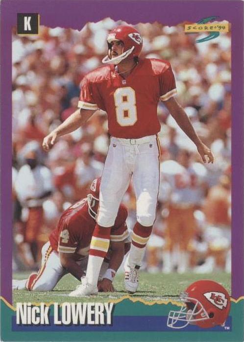 1994 Score Nick Lowery #131 - 1 of 2