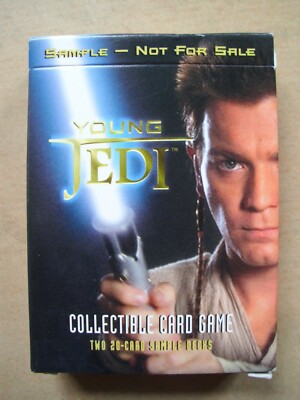 Rarität: Star Wars Young Jedi Collectible Card Game Two 20-Card Sample Decks