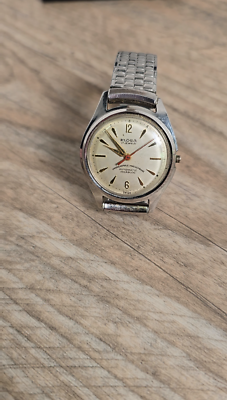 Eloga 17 Jewels Automatic Incabloc Men's Wristwatch WORKS Vintage