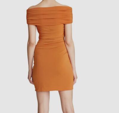 Halston Aliana Mini Dress - Orange