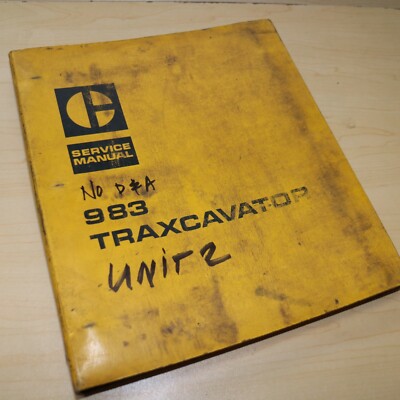 CAT Caterpillar 983 Crawler Service Manual Repair track loader owner maintenance