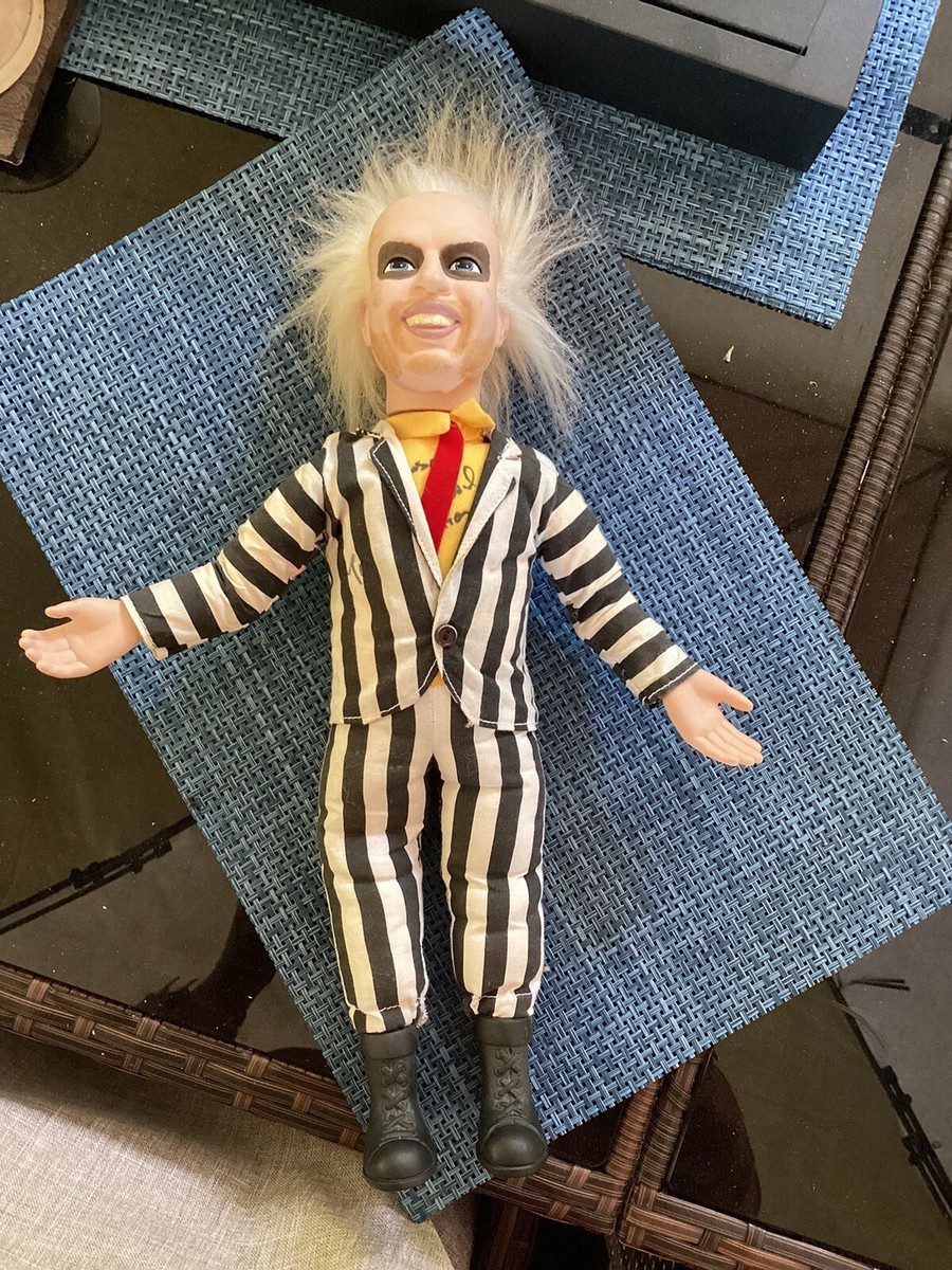Beetlejuice Talking Doll 1989 16” Pull String Doll signed by Michael Keaton