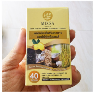 MIXSA FIVE Oils 5 Natural Stimulate Metabolism Nourishing Brain Bone Sleep Balan