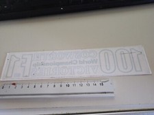 Ford Cosworth  engine 100 victories  F1 :  original commemorative sticker