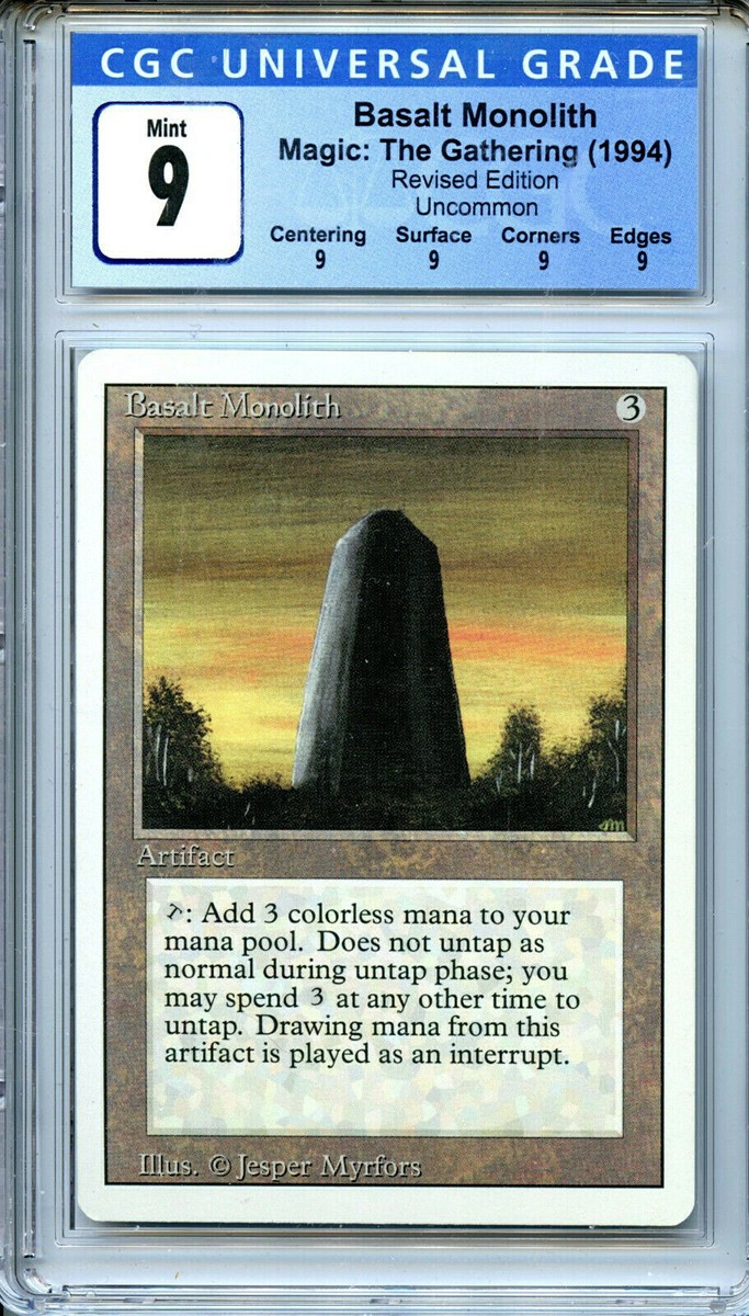 マジック・ザ・ギャザリング β版 Basalt monolith