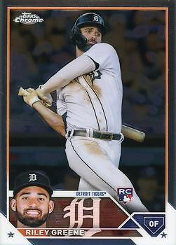 Riley Greene 2023 Topps Chrome #182 Rookie
