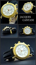 Jacques Cantani Chronograph Herrenuhr Edelstahl Kaliber ETA-G10 swiss made 39mm