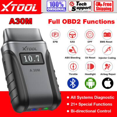 XTOOL A30M Car OBD2 Scanner Bidirectional All System Diagnostic Tool CANFD 21+