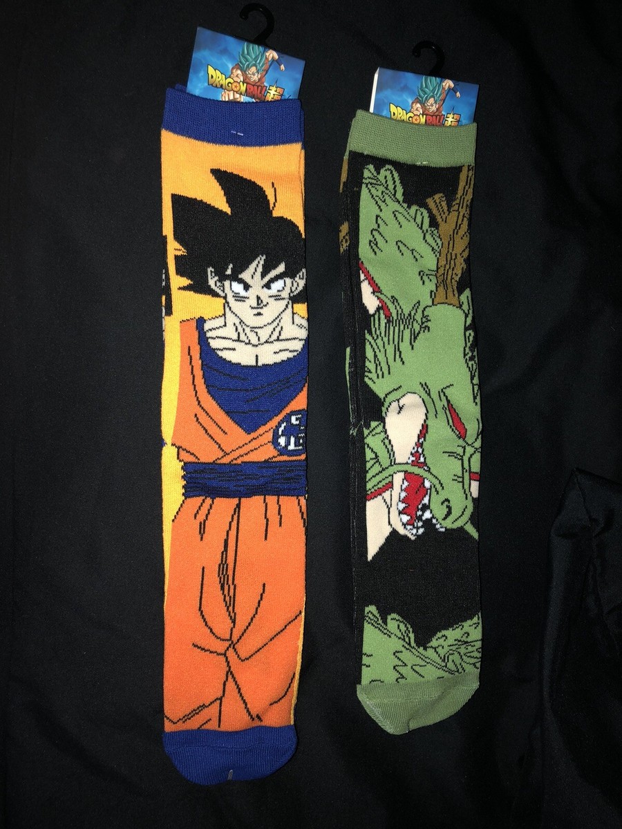 Dragon Ball Z Tube Socks - Set of 2 - Goku & Shenron - NWT | eBay