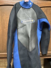 NEW HANG TEN 3X2 MM FULL NEOPRENE BLACK BLUE FULL LONG SLEEVE FULL LEG WETSUIT L
