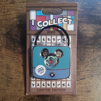 I Collect Stitch Pins Disney Parks limitierte Auflage Pin Bag Lilo Scrump selten