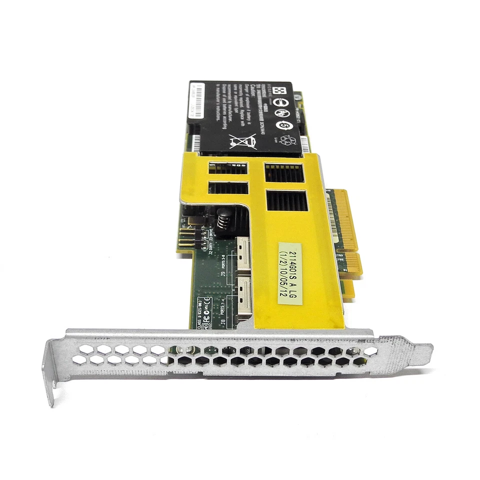 LSI MR SAS 8708EM2 3 Gb/s PCIe x8 RAID Controller L3-01144-10A +BBU FP - Immagine 3 di 3