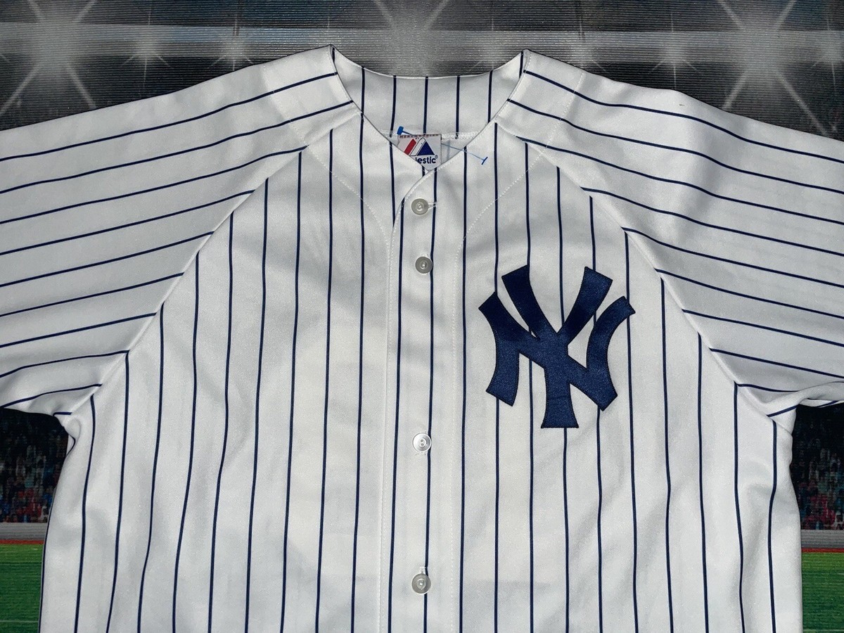 【新品タグ付】ヤンキース A-ROD #13 ユニフォーム L マジェスティック Alex Rodriguez #13 New York Yankees Jersey Majestic Sewn Sz Large