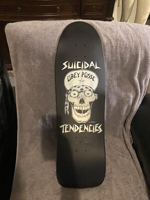 SUICIDAL TENDENCIES REAL skateboard レア OBEY x SUICIDAL TENDENCIES SKATEBOARD RARE | eBay