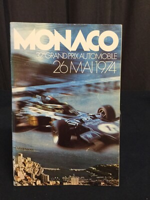 Programme grand prix de Monaco 1974 • EUR 15,00 - FR