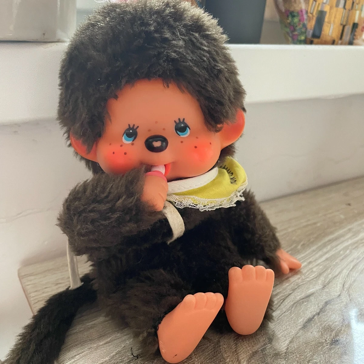 Sekiguchi Authentic Limited Edition Monchhichi Kabuki Doll 8 (20 cm) .